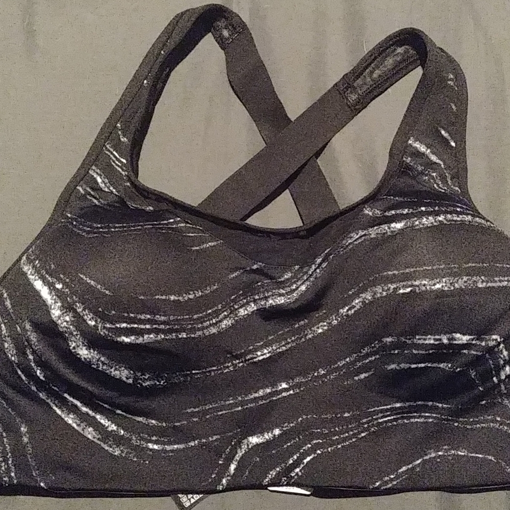 Pink padded sports bra XL